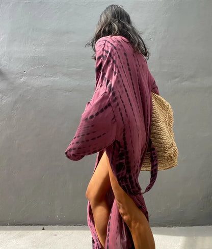Robe Femme Long Dress Bikini Cover Ups