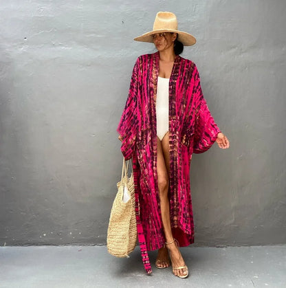 Robe Femme Long Dress Bikini Cover Ups