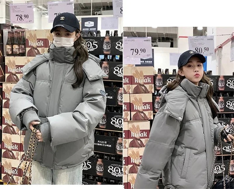 Winter Warn Casual Loose Women's Puffer Jacket