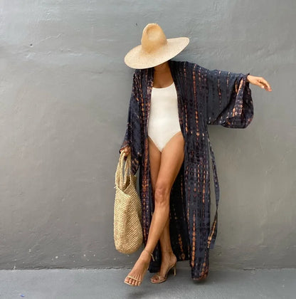 Robe Femme Long Dress Bikini Cover Ups