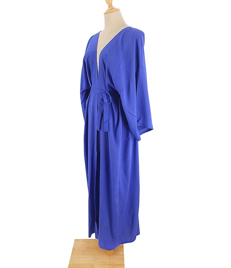 Solid Cotton Bikini Cover Ups