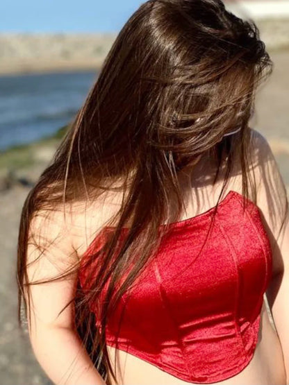 Sleeveless Off Shoulder Fashion Tank Tops