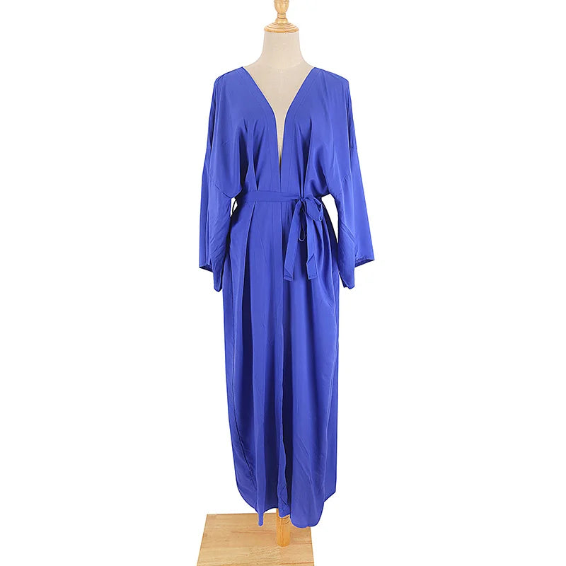 Solid Cotton Bikini Cover Ups