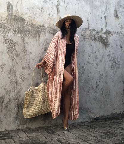 Robe Femme Long Dress Bikini Cover Ups