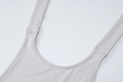 Sleeveless Halter Backless Lace Up Jumpsuit