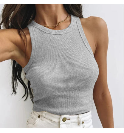 O-Neck Casual Sport Vest Women's Tank Top