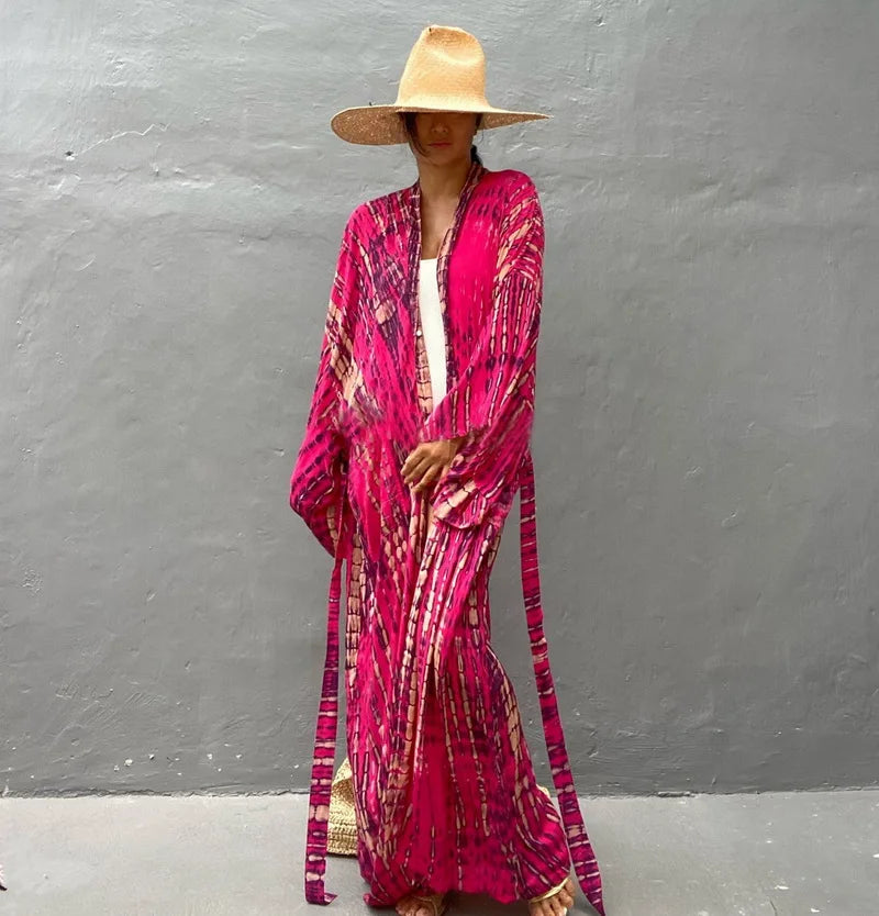 Robe Femme Long Dress Bikini Cover Ups