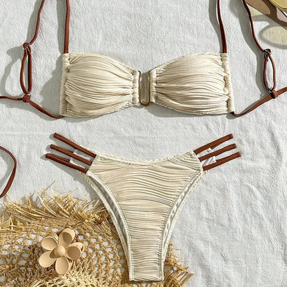 New Sexy Brazilian Pool Bather Bikini Set