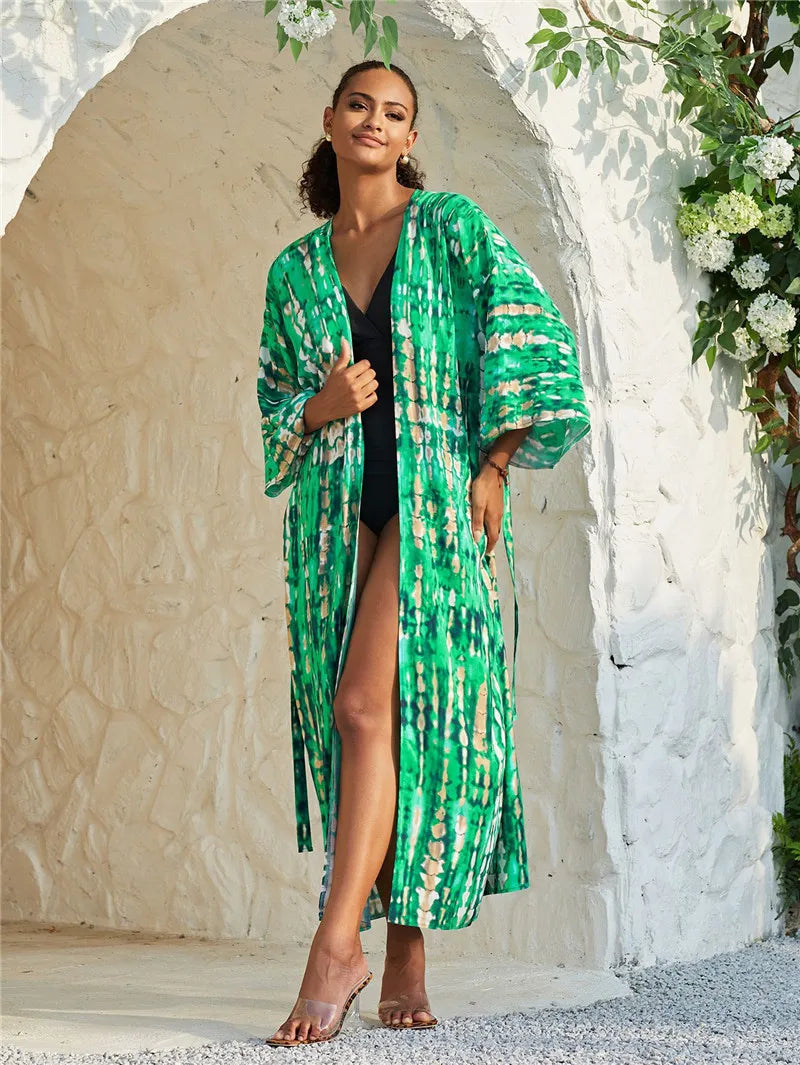 Robe Femme Long Dress Bikini Cover Ups