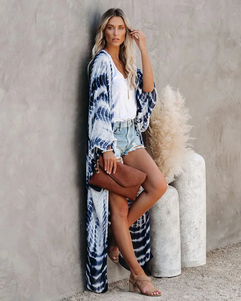Robe Femme Long Dress Bikini Cover Ups