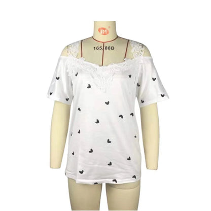 Summer Women's Fashion V-Neck T-Shirt
