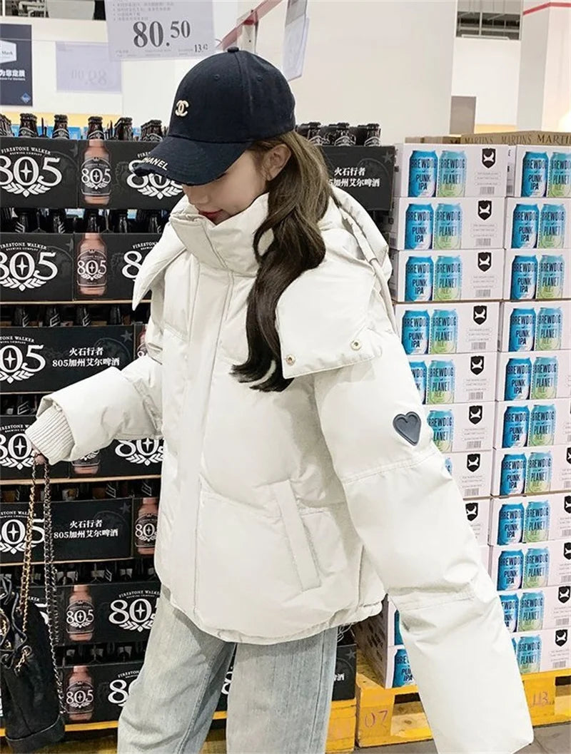 Winter Warn Casual Loose Women's Puffer Jacket