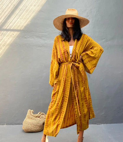 Robe Femme Long Dress Bikini Cover Ups