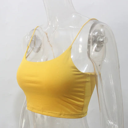 Women Summer Camisole Crop Tops
