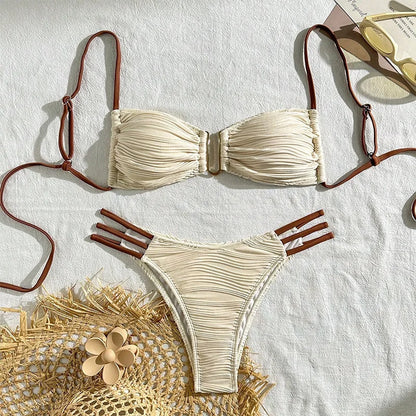 New Sexy Brazilian Pool Bather Bikini Set