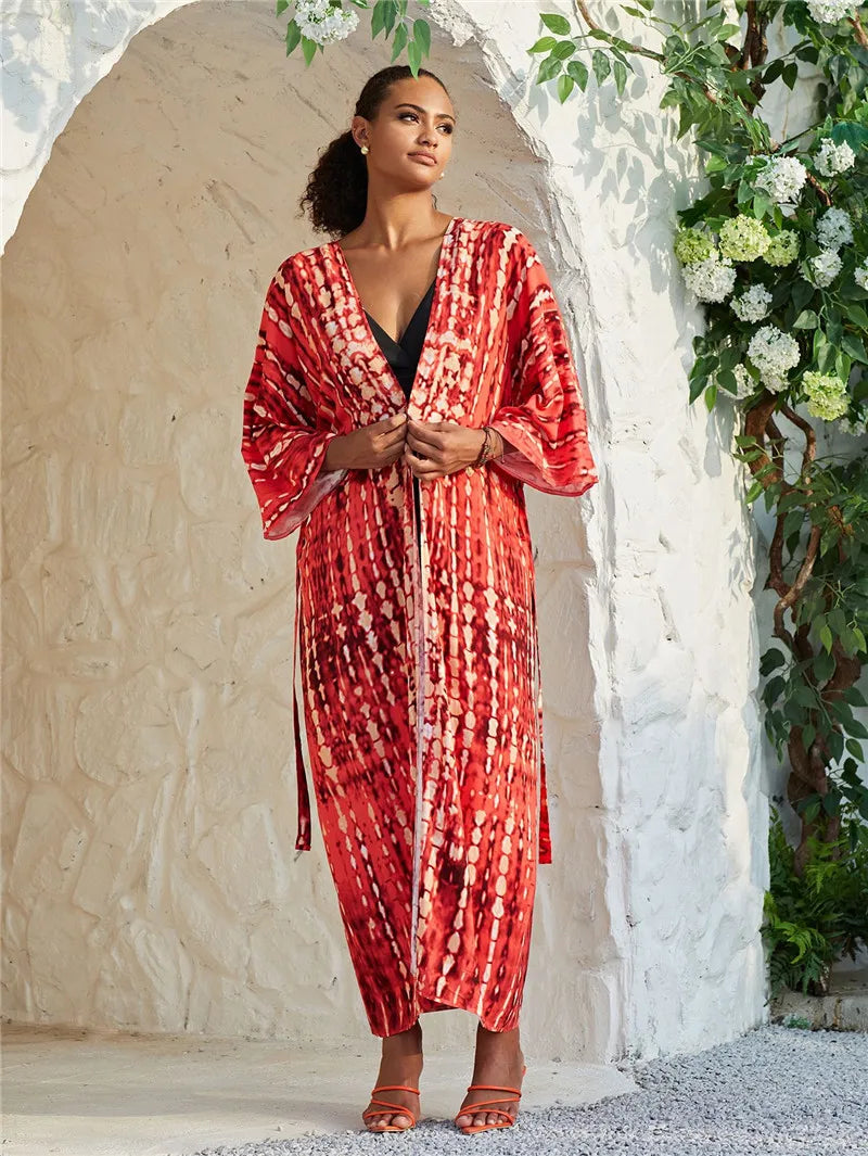 Robe Femme Long Dress Bikini Cover Ups