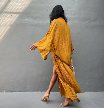 Robe Femme Long Dress Bikini Cover Ups