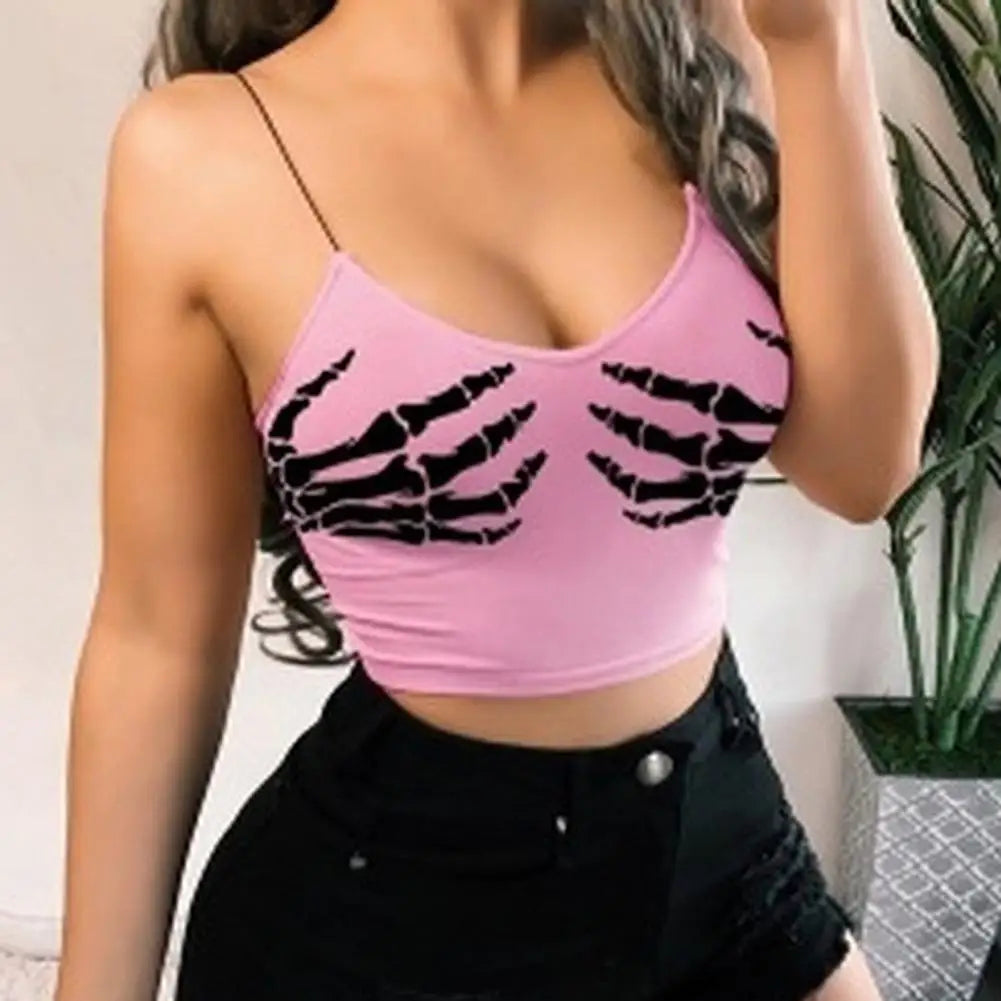 Ladies Summer Camisole Bodycon Crop Top
