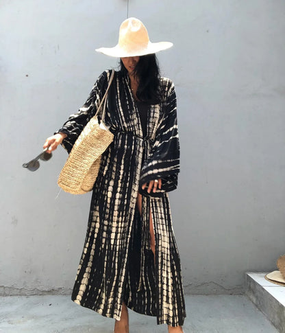 Robe Femme Long Dress Bikini Cover Ups
