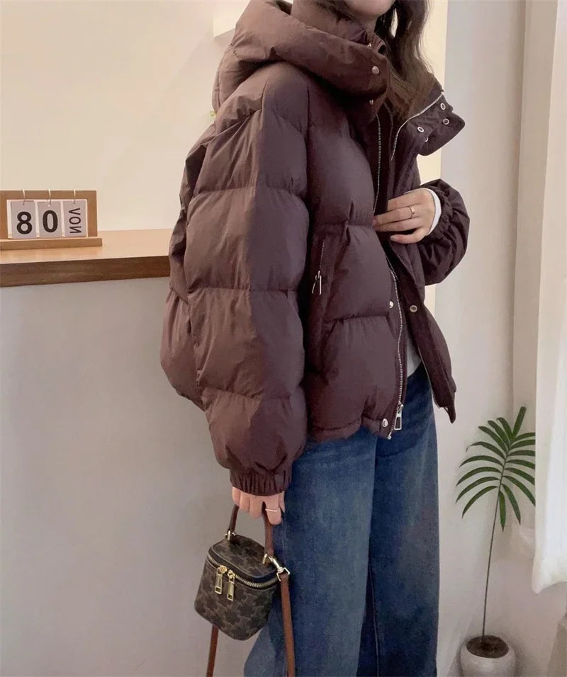 Cotton Parkas Thick Warm Loose Puffer Jacket