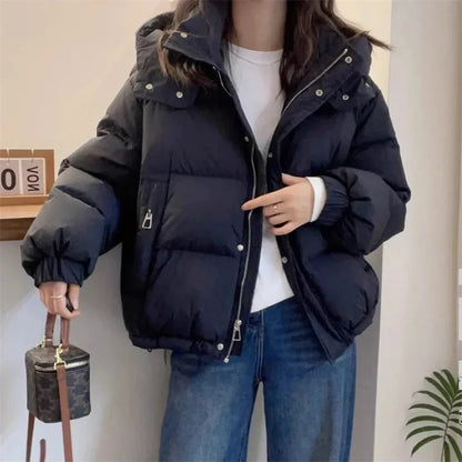 Cotton Parkas Thick Warm Loose Puffer Jacket