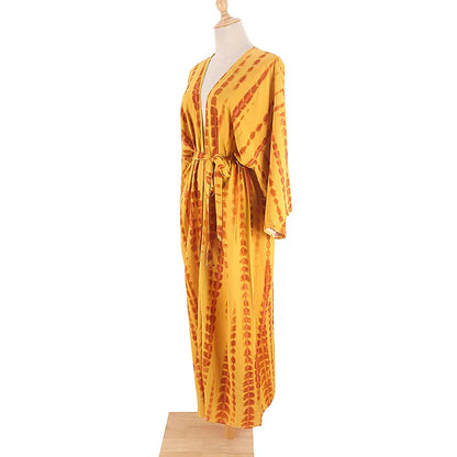 Robe Femme Long Dress Bikini Cover Ups