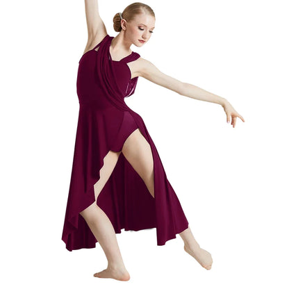 Ballroom Dance Asymmetrical Woman’s Dresses