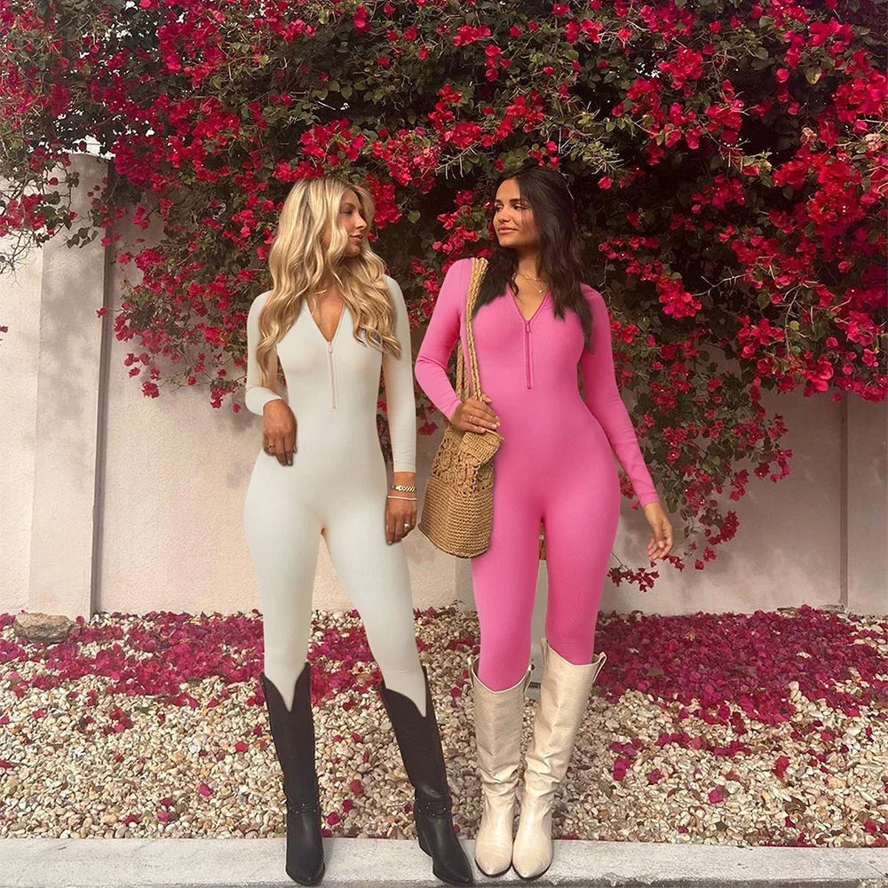 Autumn Bodycon Slim Jumpsuit For Women‘s