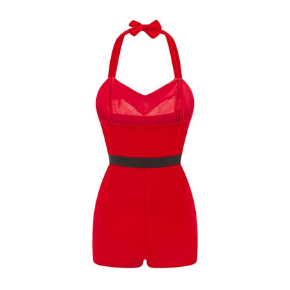 Mrs Claus Costume Sleeveless Jumpsuit