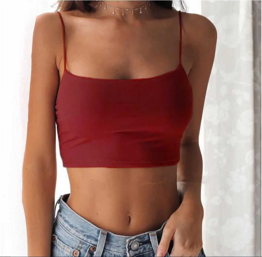 Women Summer Camisole Crop Tops