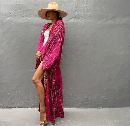 Robe Femme Long Dress Bikini Cover Ups