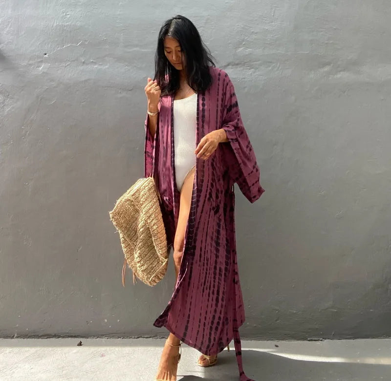Robe Femme Long Dress Bikini Cover Ups