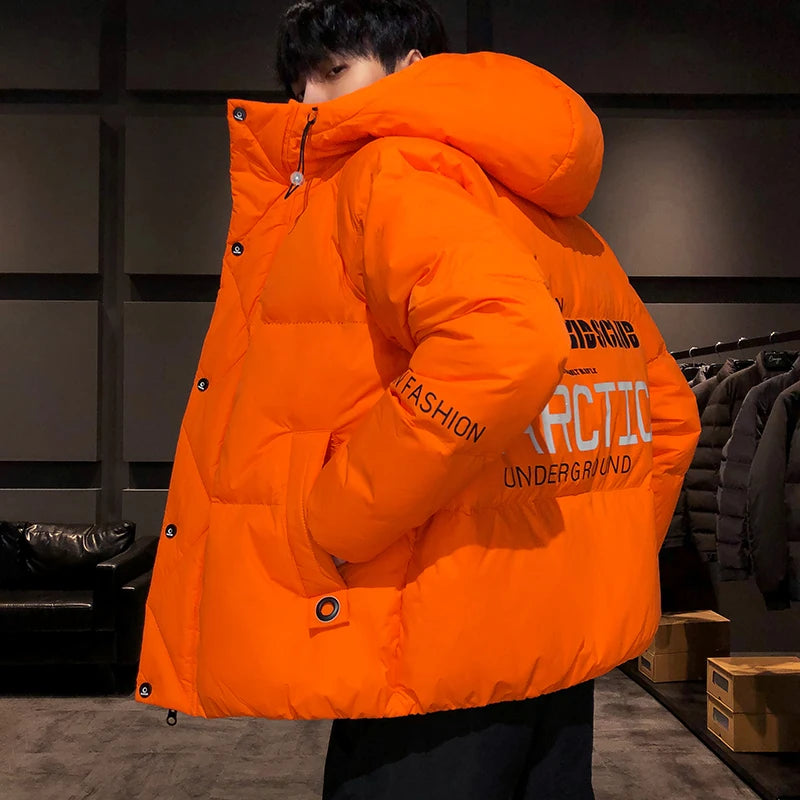Men's Colorful Bubble Coat Winter Puffer Jackets