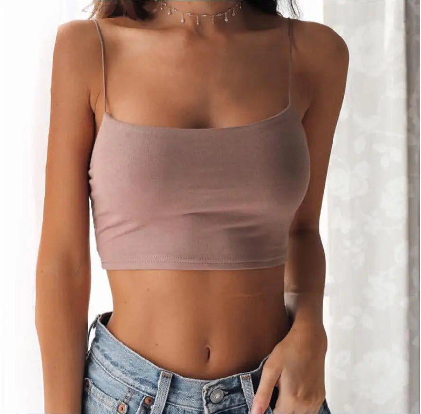 Women Summer Camisole Crop Tops