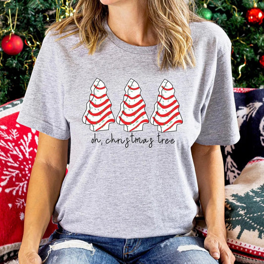 Christmas Tree T-Shirt Cake Crewneck