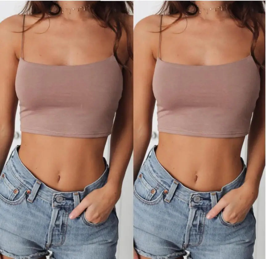 Women Summer Camisole Crop Tops