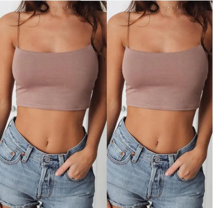 Women Summer Camisole Crop Tops