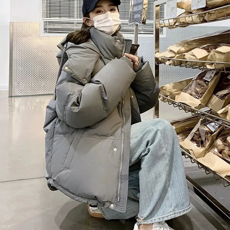 Winter Warn Casual Loose Women's Puffer Jacket