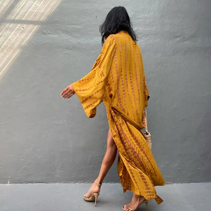 Robe Femme Long Dress Bikini Cover Ups