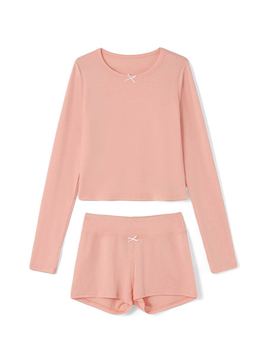 Women's 2 Piece Long Sleeve Crewneck