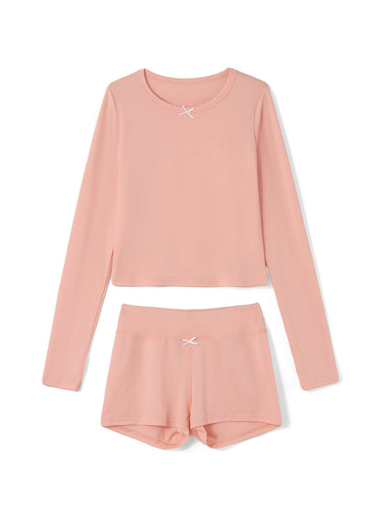 Women's 2 Piece Long Sleeve Crewneck