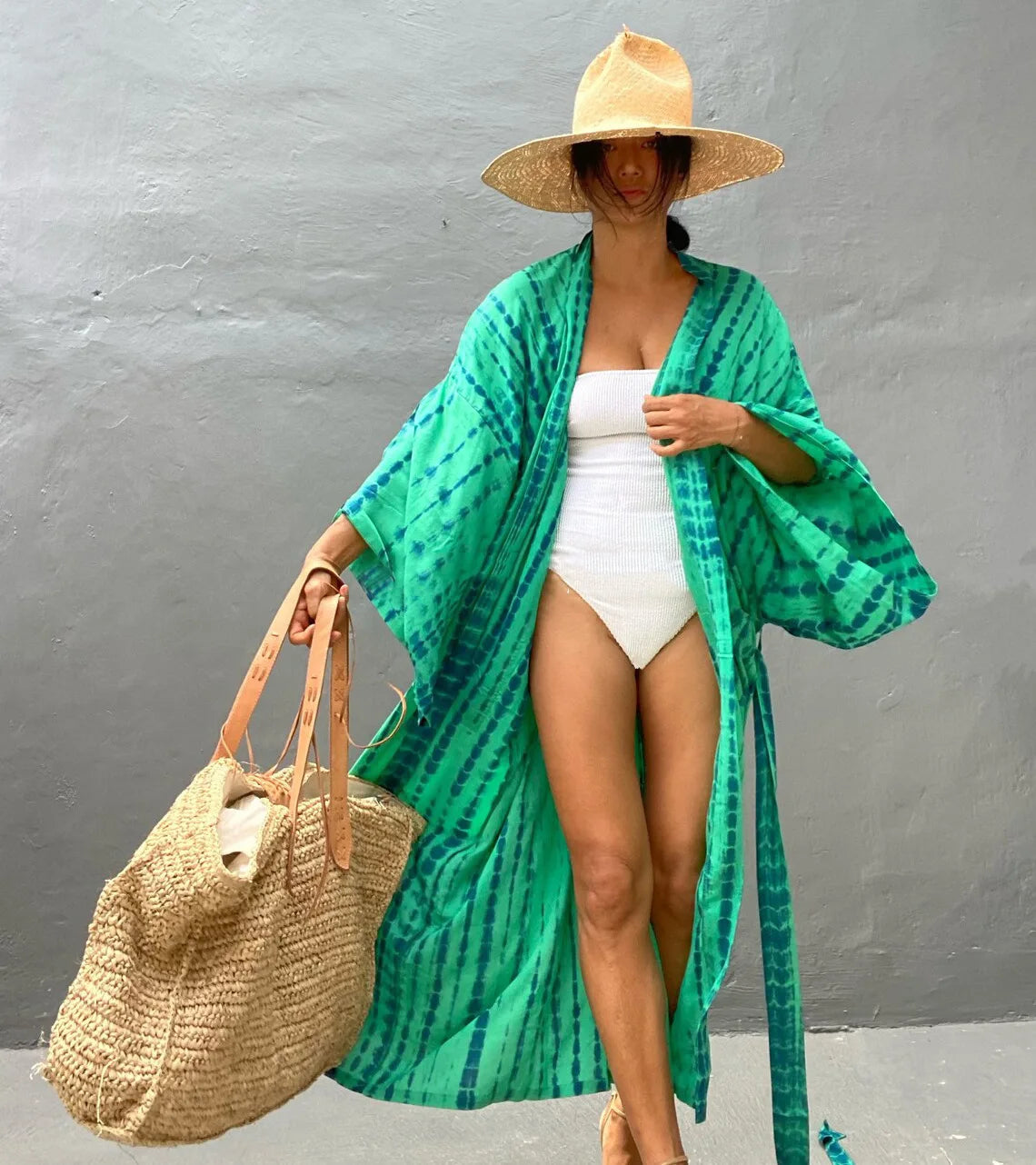 Robe Femme Long Dress Bikini Cover Ups