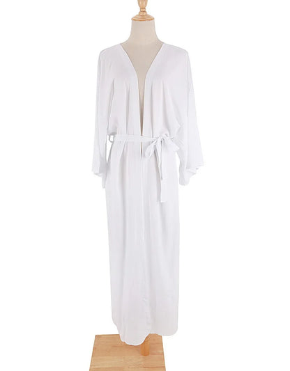 Solid Cotton Bikini Cover Ups