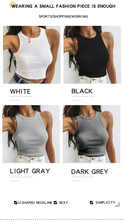 O-Neck Casual Sport Vest Women's Tank Top