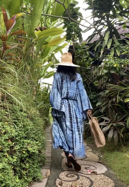 Robe Femme Long Dress Bikini Cover Ups