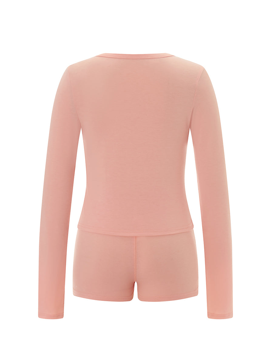 Women's 2 Piece Long Sleeve Crewneck