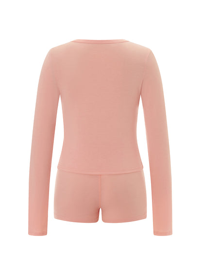 Women's 2 Piece Long Sleeve Crewneck