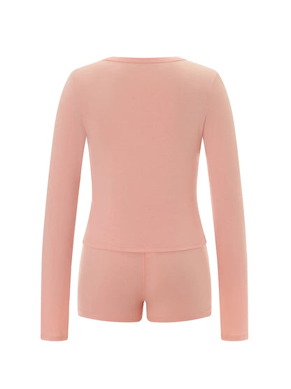 Women's 2 Piece Long Sleeve Crewneck