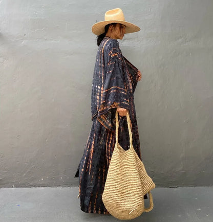 Robe Femme Long Dress Bikini Cover Ups